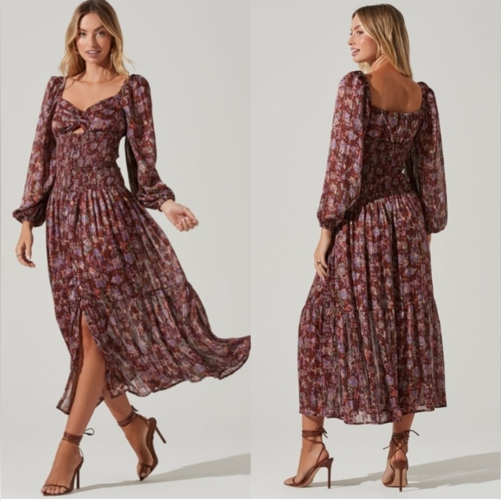 Astr the Label Arlette Boho Midi Dress